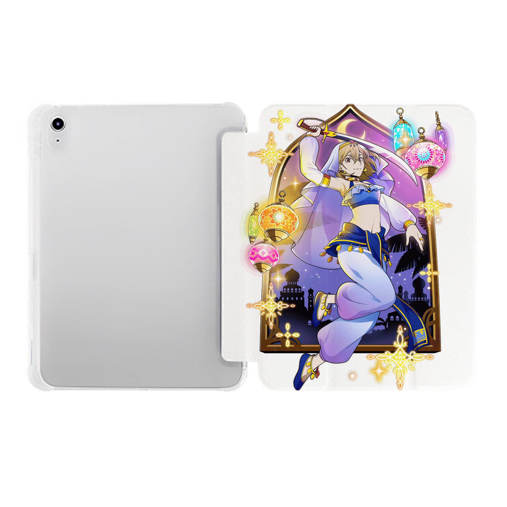 （画像用） 文豪ストレイドッグス Bungo Stray Dogs IPad ケース ペン収納付き 三つ折りスタンド PUレザー×シリコン 対応機種9.5/10.5/10.9インチ